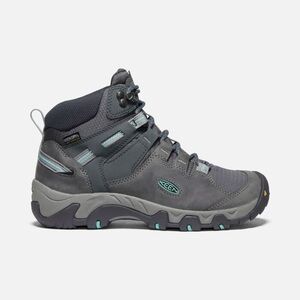 Keen Steens Leather‎ Waterproof Boot Steel Grey/Ocean Wave 7.5